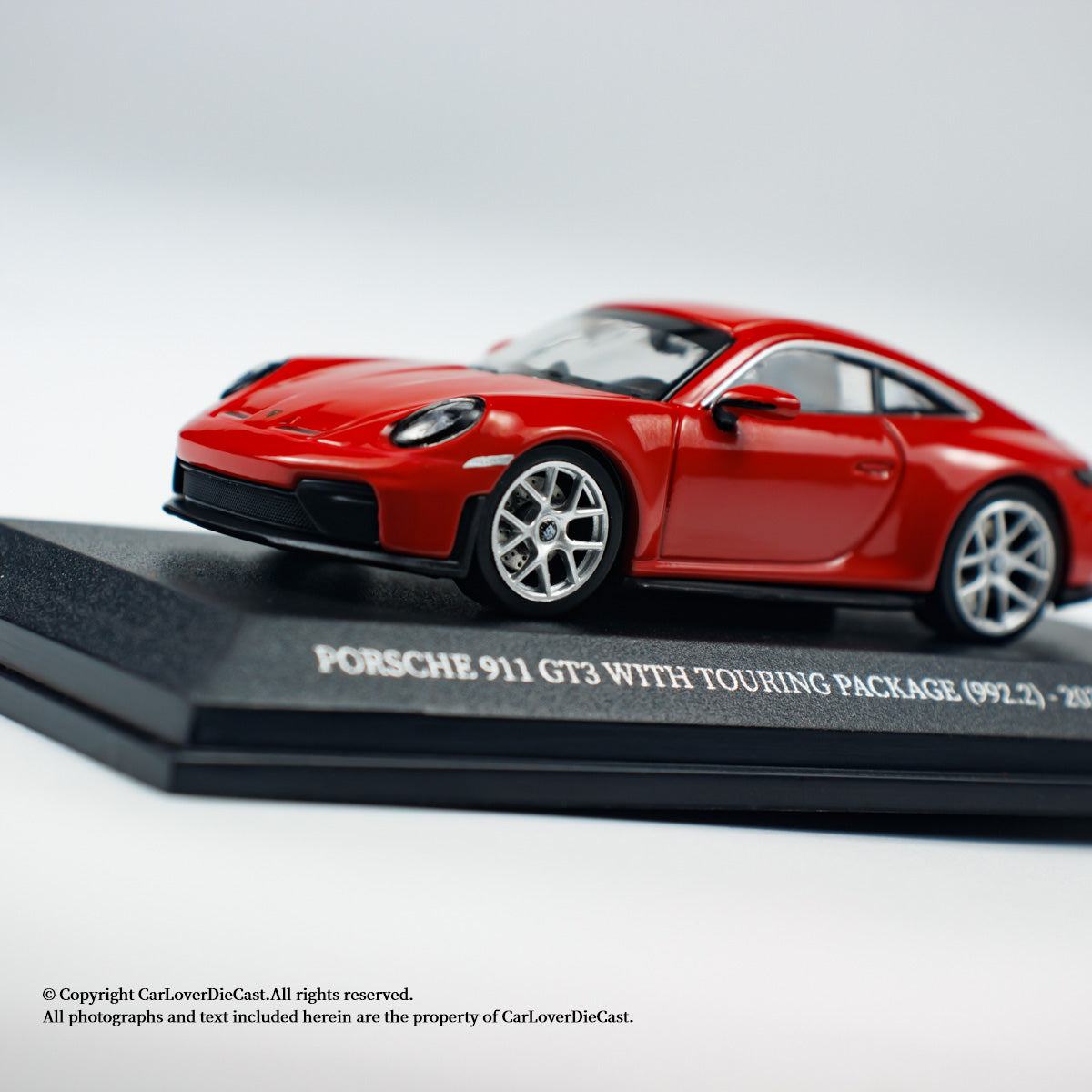 MINICHAMPS 1:64 PORSCHE 911 (992.2) GT3 TOURING - 2025 - RED - EXCLUSIVE FOR CLDC