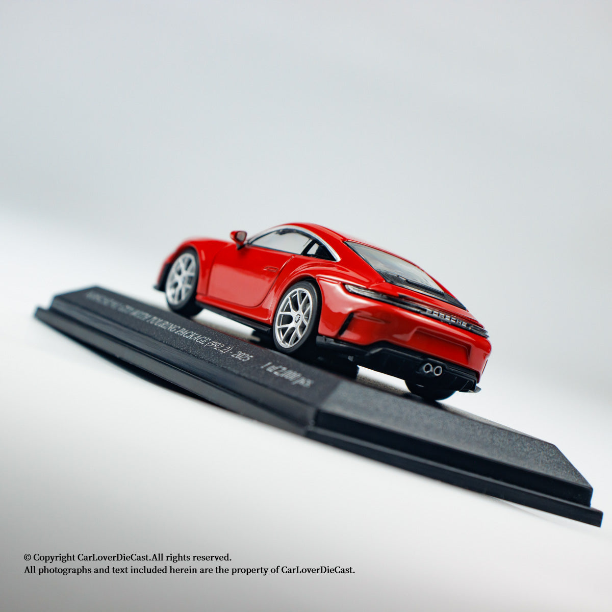 MINICHAMPS 1:64 PORSCHE 911 (992.2) GT3 TOURING - 2025 - RED - EXCLUSIVE FOR CLDC