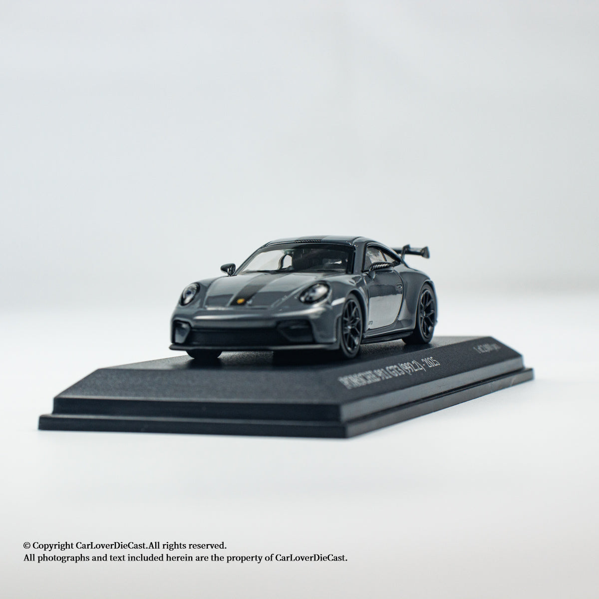 MINICHAMPS 1:64 PORSCHE 911 (992.2) GT3-2025-GREY W WEISSACH PACKAGE - EXCLUSIVE FOR CLDC