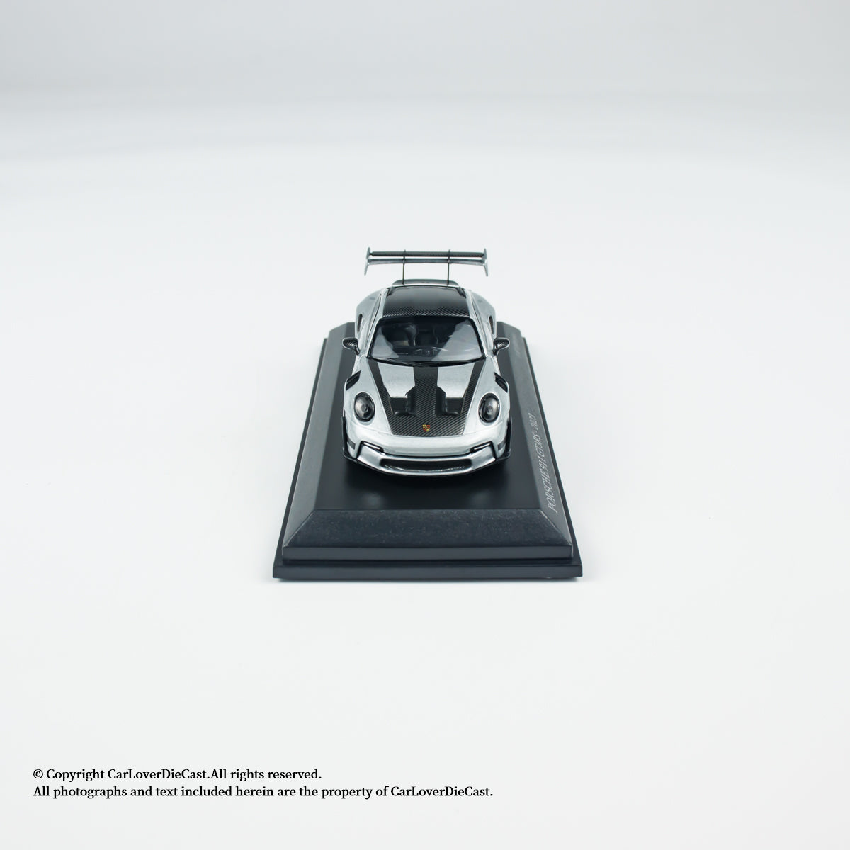 MINICHAMPS 1:64 PORSCHE 911 (992) GT3 RS - 2024 - FISHSILVER METALLIC W WEISSACH - EXCLUSIVE FOR CLDC