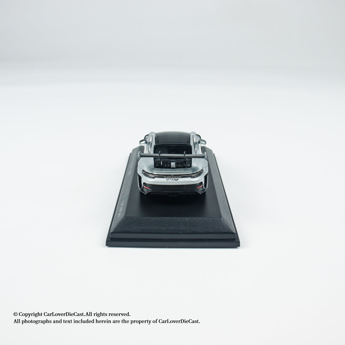 MINICHAMPS 1:64 PORSCHE 911 (992) GT3 RS - 2024 - FISHSILVER METALLIC W WEISSACH - EXCLUSIVE FOR CLDC