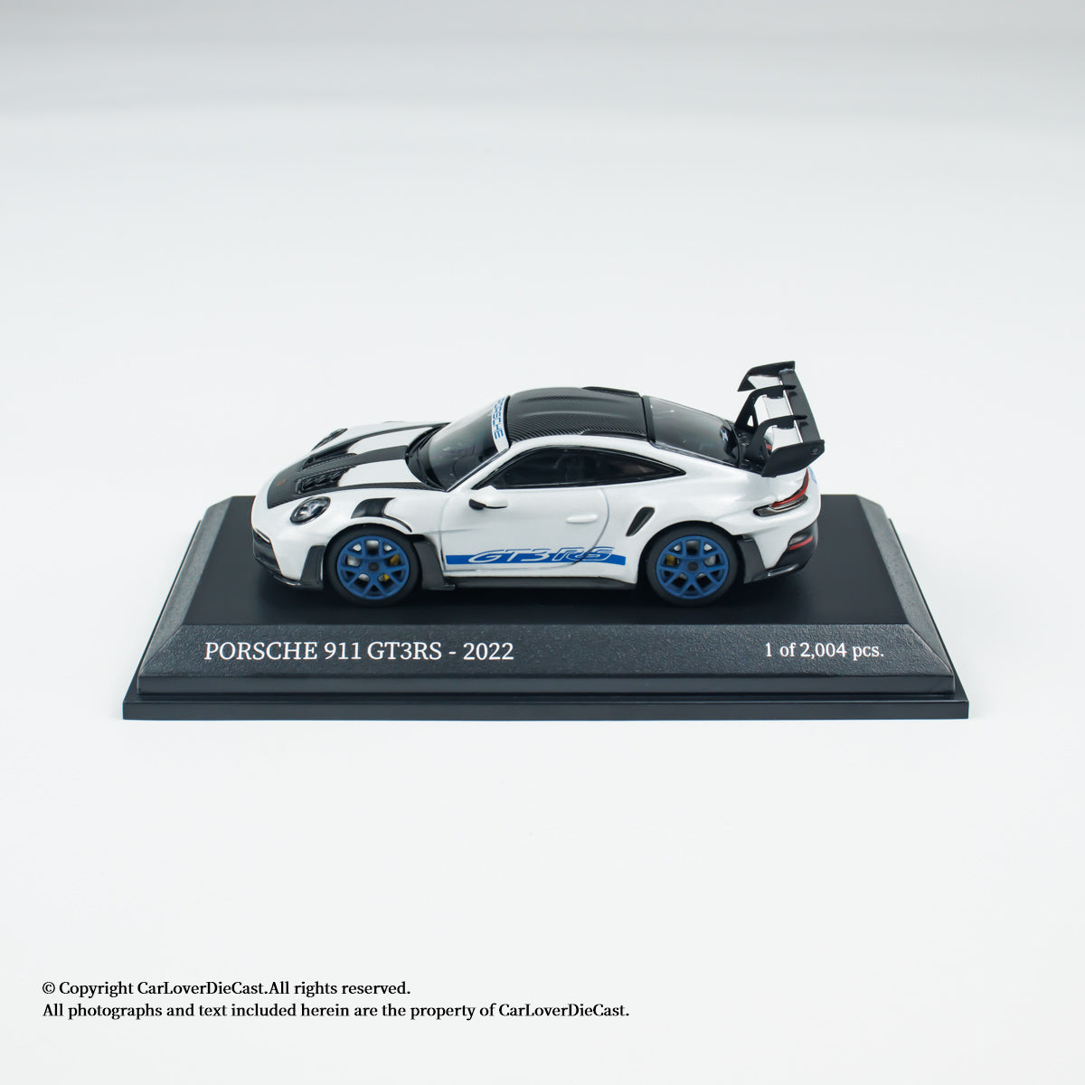 MINICHAMPS 1:64 PORSCHE 911 (992) GT3 RS - 2024 - GREY METALLIC W WEISSACH - EXCLUSIVE FOR CLDC