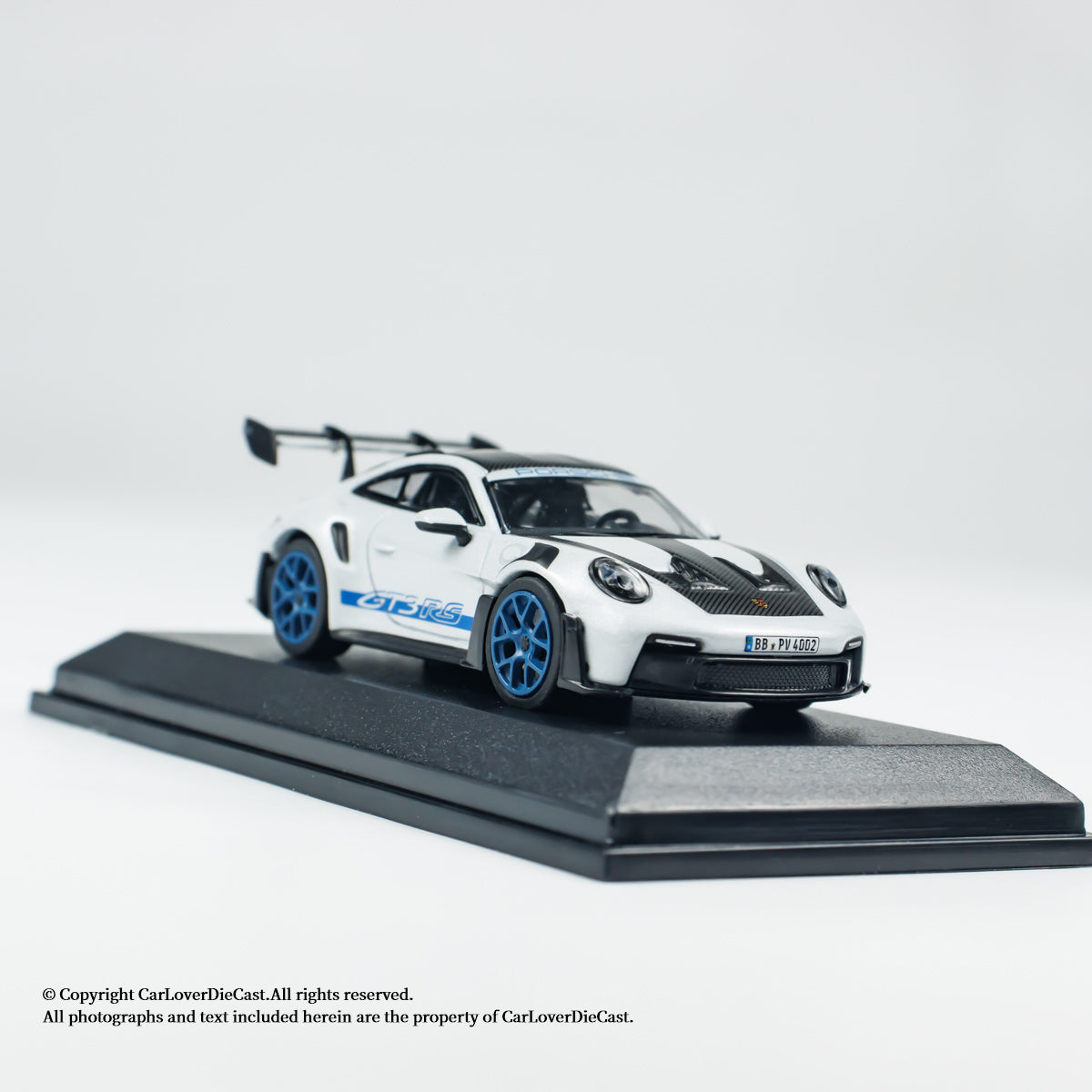 MINICHAMPS 1:64 PORSCHE 911 (992) GT3 RS - 2024 - GREY METALLIC W WEISSACH - EXCLUSIVE FOR CLDC