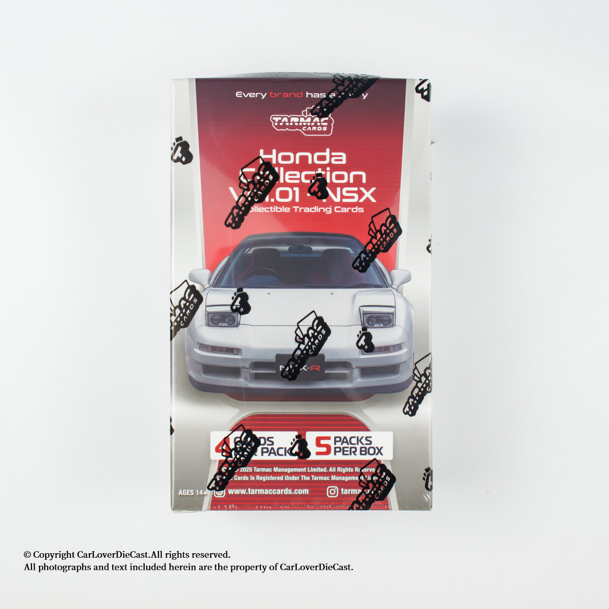 Tarmac Cards Honda Collection Vol.01 - NSX Pack - Single Pack (4 cards per pack, no model car included)