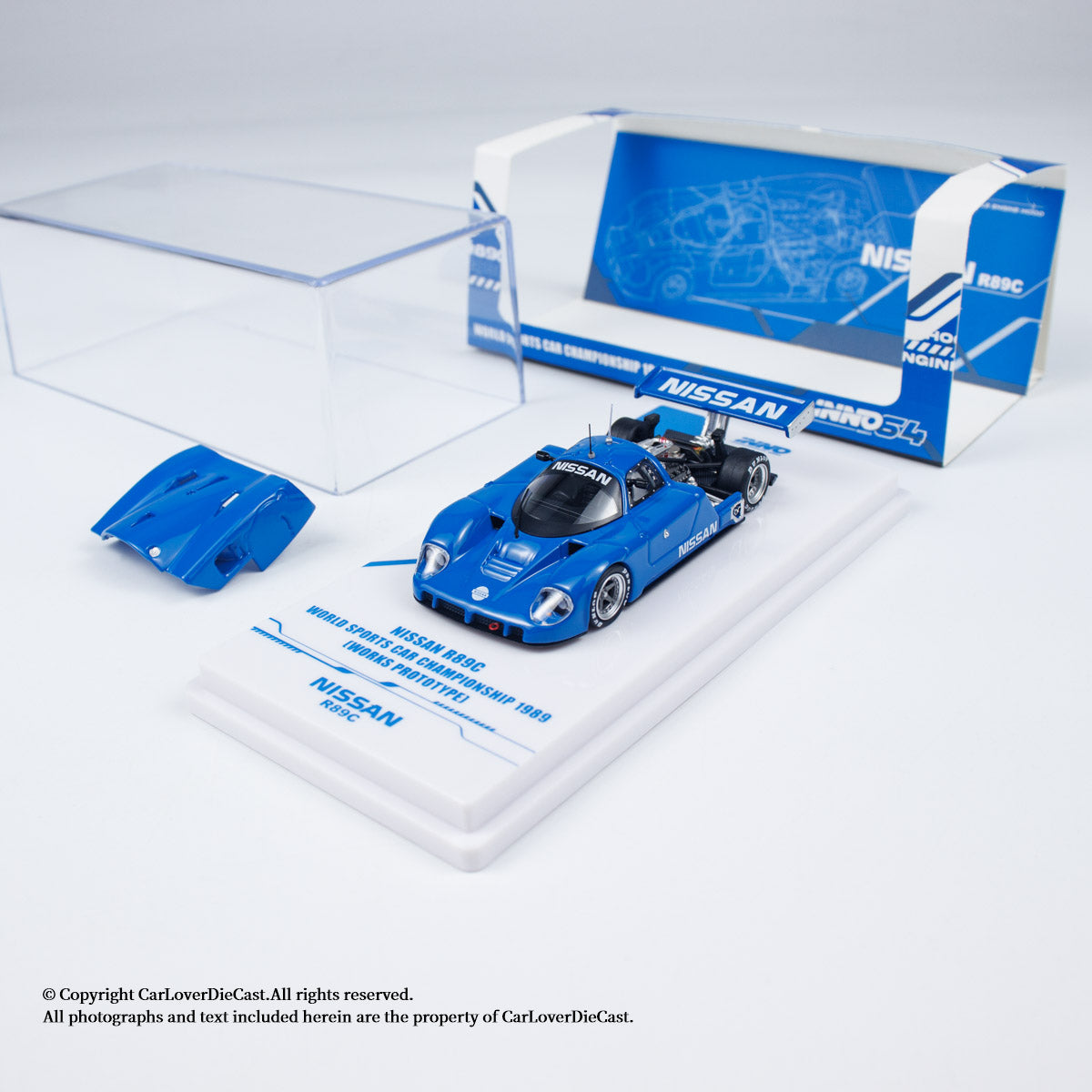 INNO64 1:64 NISSAN R89C Blue (IN64-R89C-BL)