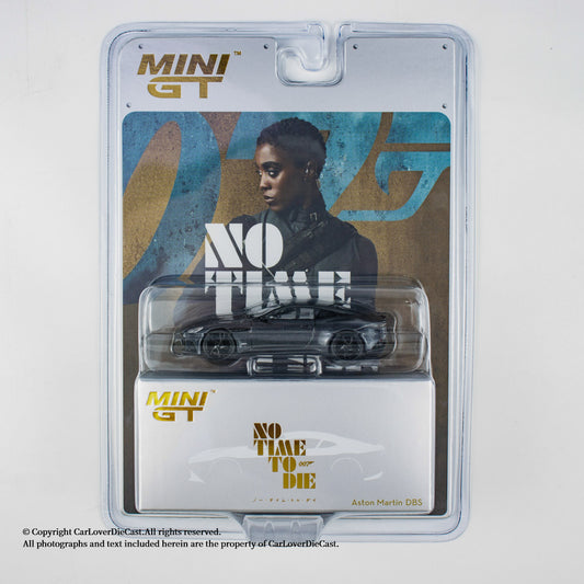 Mini GT 1:64 Aston Martin DBS “No Time To Die” Blister Packaging Japanese Version (MGT00904-007J)