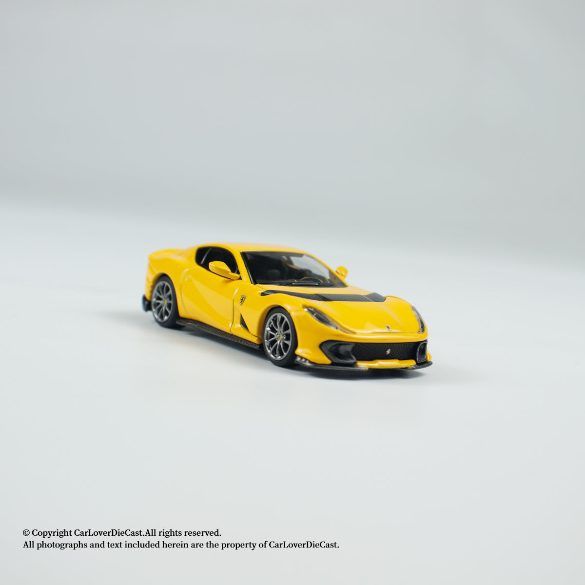BBR 1:64 Ferrari 812 Competizone Giallo Modena (BBRFER64008)