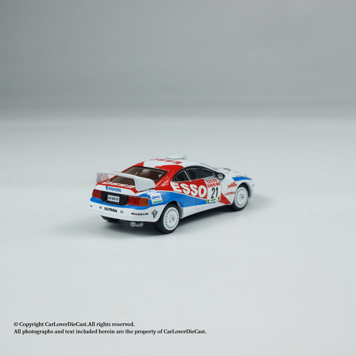 BM Creations 1:64 Toyota Celica ST205 -Rallye Sanremo -Rallye d‘Italia 1996