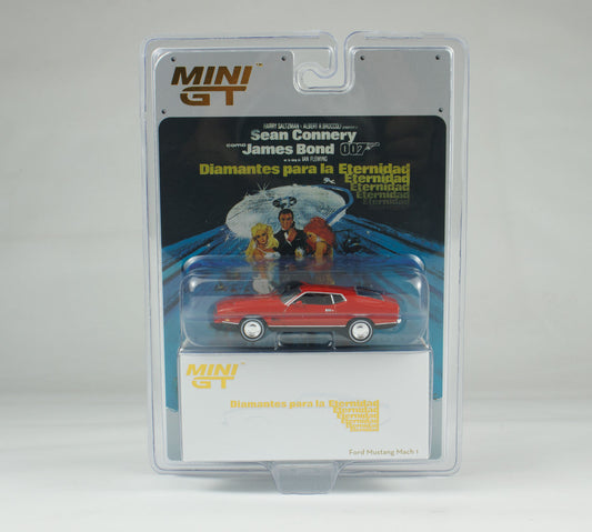 Mini GT 1:64 Ford Mustang Mach 1 "Diamonds Are Forever" in Blaster Packaging Spanish Version (MGT00905-007S)