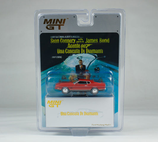 Mini GT 1:64 Ford Mustang Mach 1 "Diamonds Are Forever" in Blaster Packaging Italian Version (MGT00905-007I)