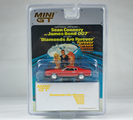 Mini GT 1:64 Ford Mustang Mach 1 "Diamonds Are Forever" in Blaster Packaging English Version (MGT00905-007ECH)