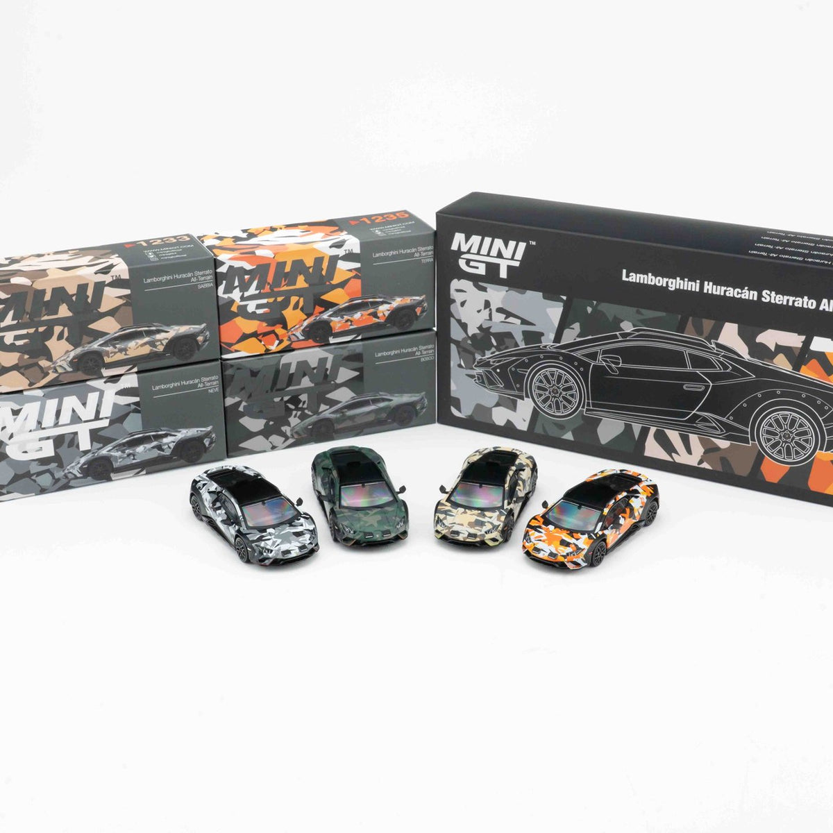 Mini GT 1:64 Lamborghini Huracán Sterrato All-Terrain Set (MGTS0026)