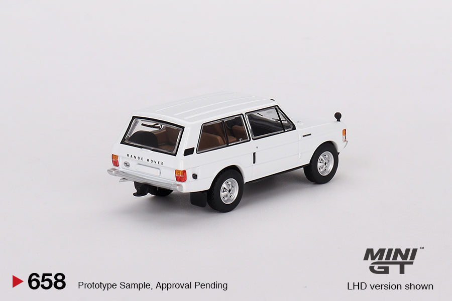 Mini GT 1:64 Land Rover Range Rover Davos White LHD (MGT00658-CH)