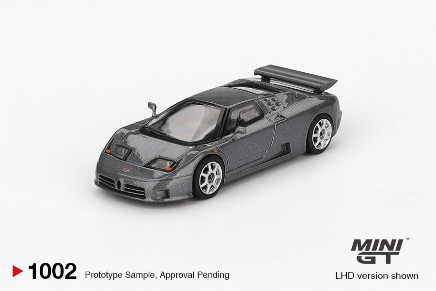 Mini GT 1:64 Bugatti EB110 Super Sport Grigio Scuro (MGT01002-CH)