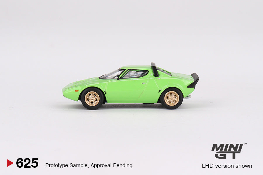 Mini GT 1:64 Lancia Stratos HF Stradale Verde Chiaro LHD (MGT00625-CH)