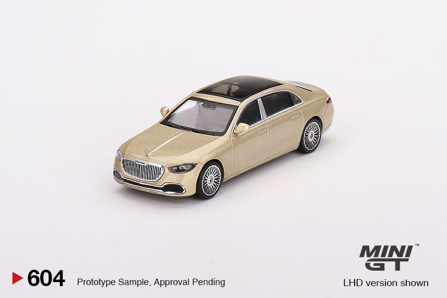 Mini GT 1:64 Mercedes-Maybach S680 Champagne Metallic LHD (MGT00604-CH)