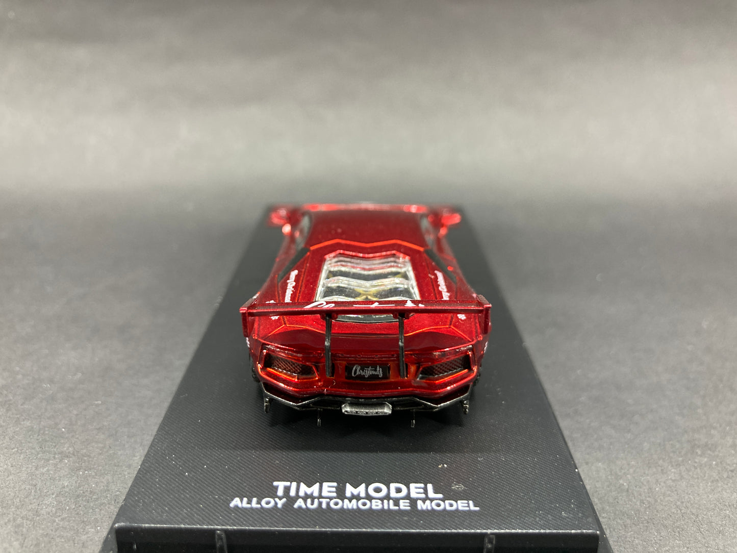Time Micro 1/64 Lamborghini Aventador LP 700 Christmas Edition Red