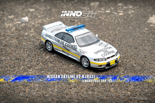 INNO64 1/64 NISSAN SKYLINE GT-R (R33) 24 Hours Le Mans 1997 Official Pace Car