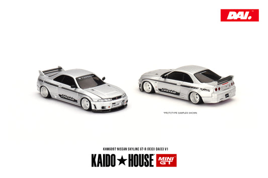 Mini GT 1:64 Nissan Skyline GT-R (R33) DAI33 V1 KAIDO HOUSE (KHMG097)