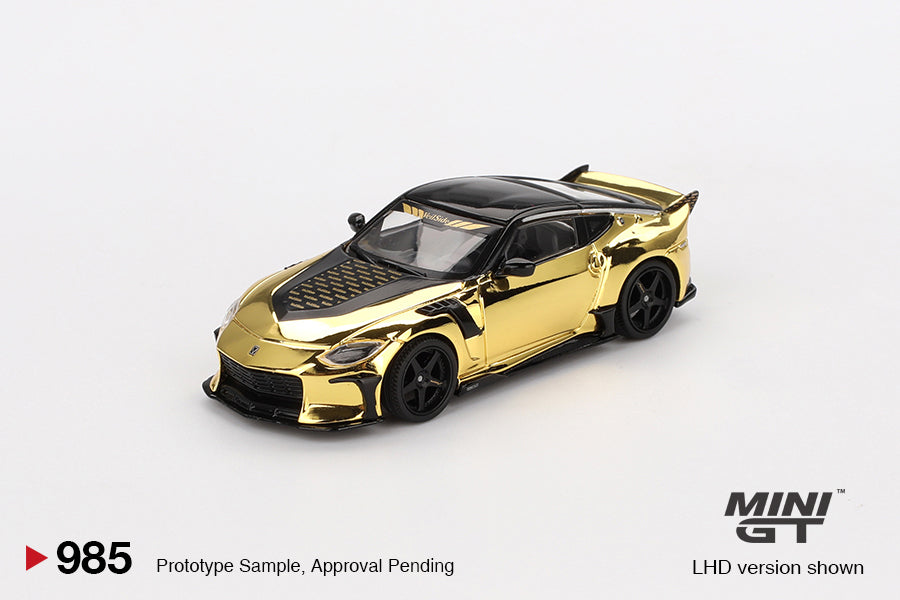 Mini GT 1:64 Nissan Z VeilSide FFZ400 Gold Chrome (MGT00985-CH)