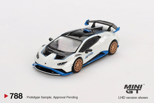 Mini GT 1:64 Lamborghini Huracán STO Bianco Asopo (MGT00788-CH)