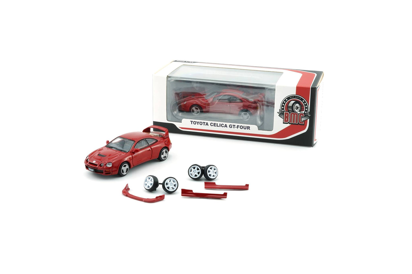 BM Creations 1:64 Toyota Celica GT Four RHD Red