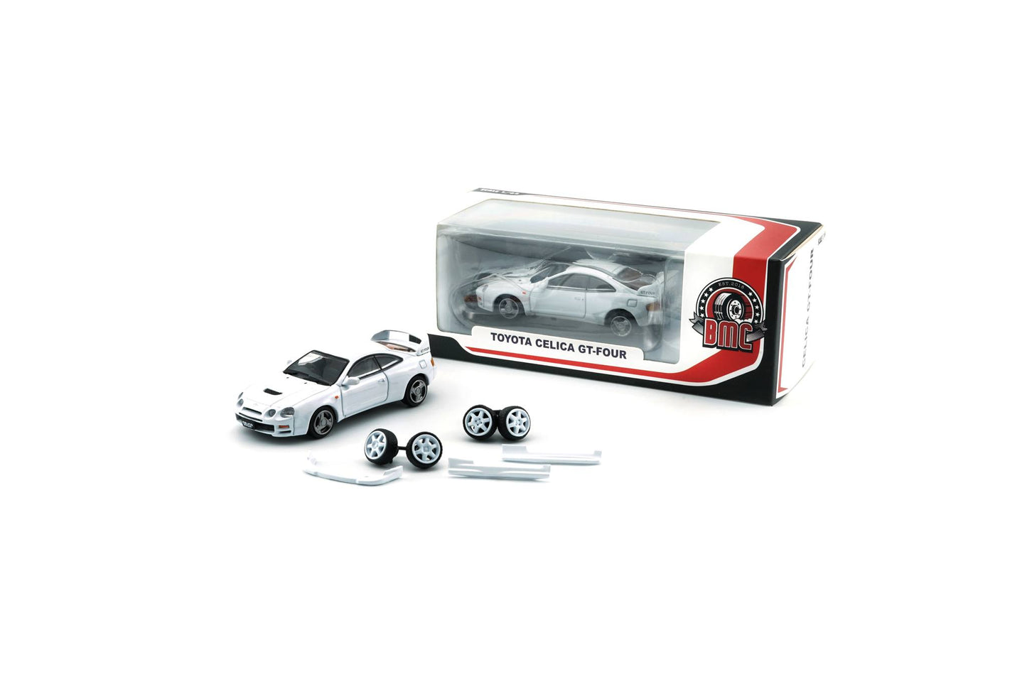 BM Creations 1:64 Toyota Celica GT Four RHD White