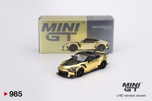 Mini GT 1:64 Nissan Z VeilSide FFZ400 Gold Chrome (MGT00985-CH)