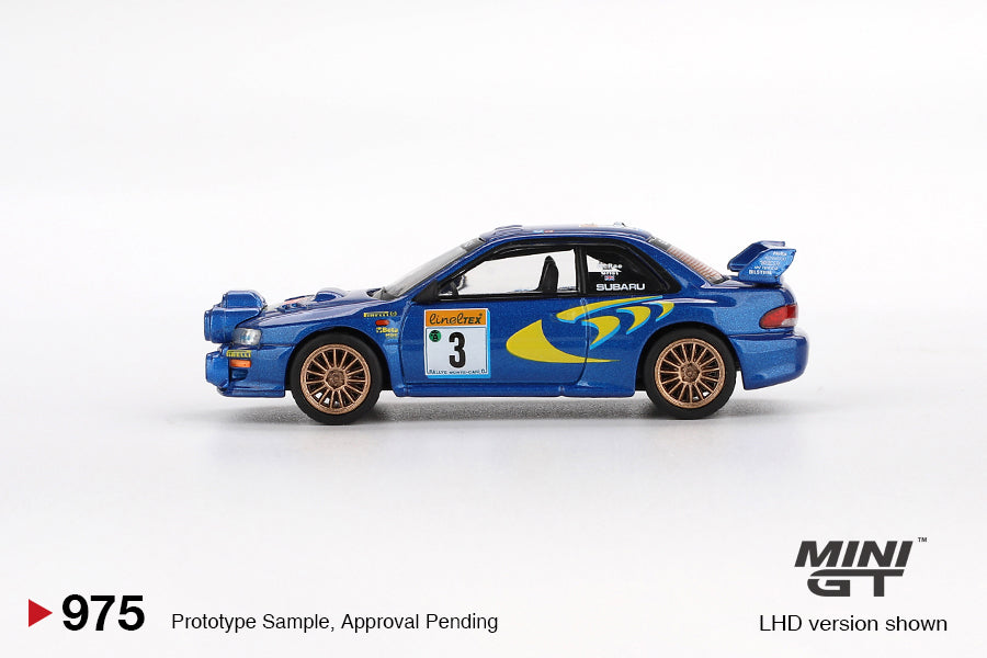 Mini GT 1:64 Subaru Impreza WRC98 1998 Rally Monte-Carlo 3rd Place #3 (MGT00975-CH)