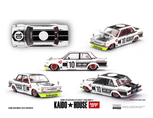 Mini GT 1:64 Datsun 510 Street Team XMM V1 Kaido KaidoHouse (KHMG176)