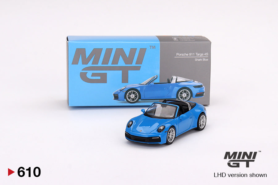 Mini GT- 1:64 Porsche 911 Targa 4S Shark Blue LHD (MGT00610-CH)