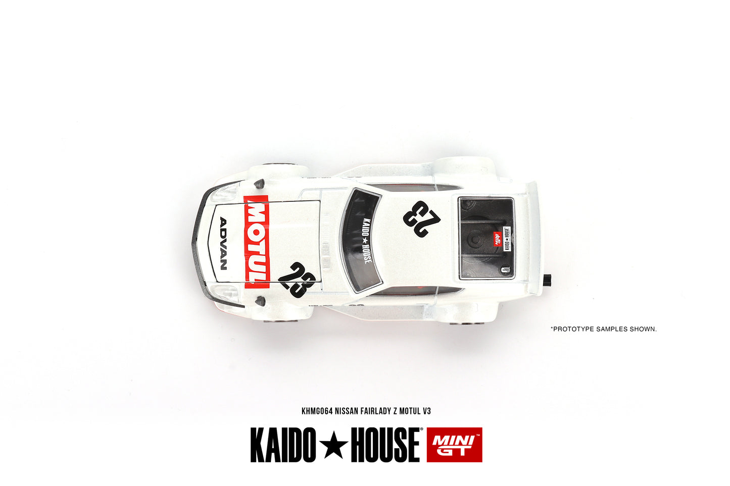 Mini GT- 1:64 Datsun KAIDO Fairlady Z MOTUL V3 Kaidohouse Kaido House (KHMG064)