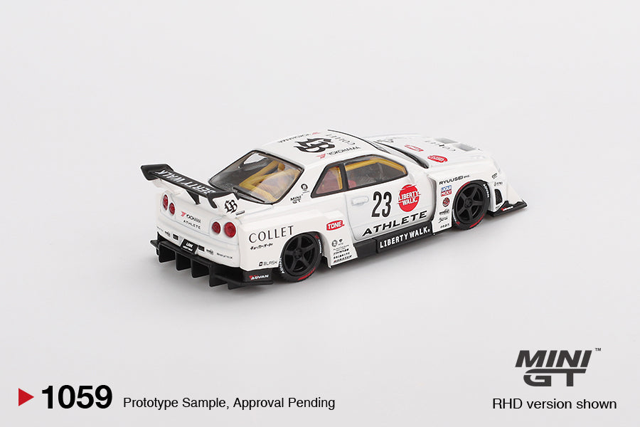 Mini GT 1:64 Nissan LB-ER34 Super Silhouette ATHLETE/COLLET (MGT01059-CH)