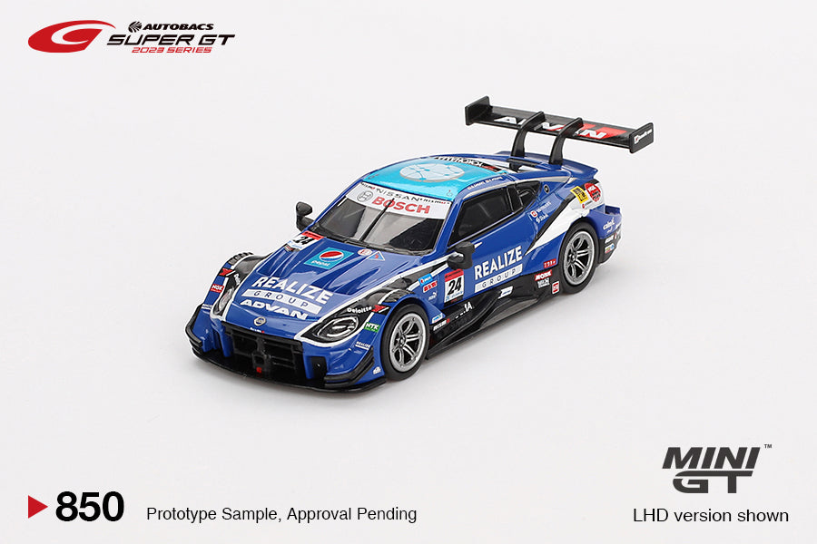 Mini GT 1:64 Nissan Z GT500 #24 "REALIZE CORPORTATION ADVAN Z" KONDO RACING 2023 SUPER GT SERIES (MGT00850-BL)