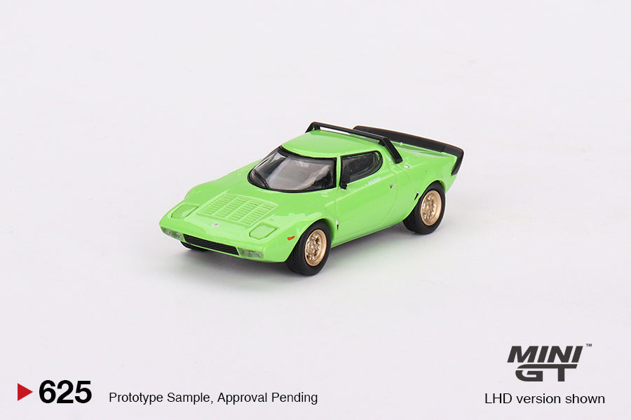 Mini GT 1:64 Lancia Stratos HF Stradale Verde Chiaro LHD (MGT00625-CH)
