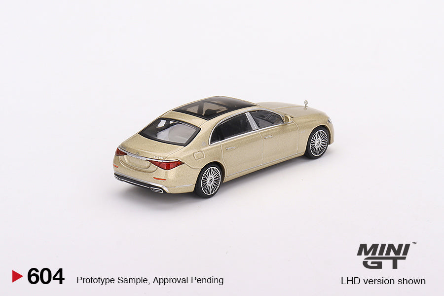 Mini GT 1:64 Mercedes-Maybach S680 Champagne Metallic LHD (MGT00604-CH)