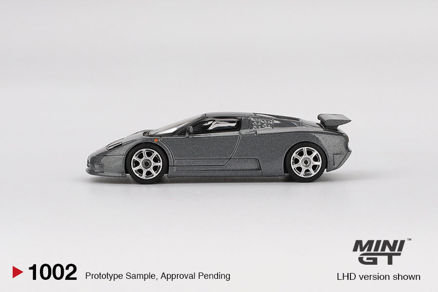 Mini GT 1:64 Bugatti EB110 Super Sport Grigio Scuro (MGT01002-CH)