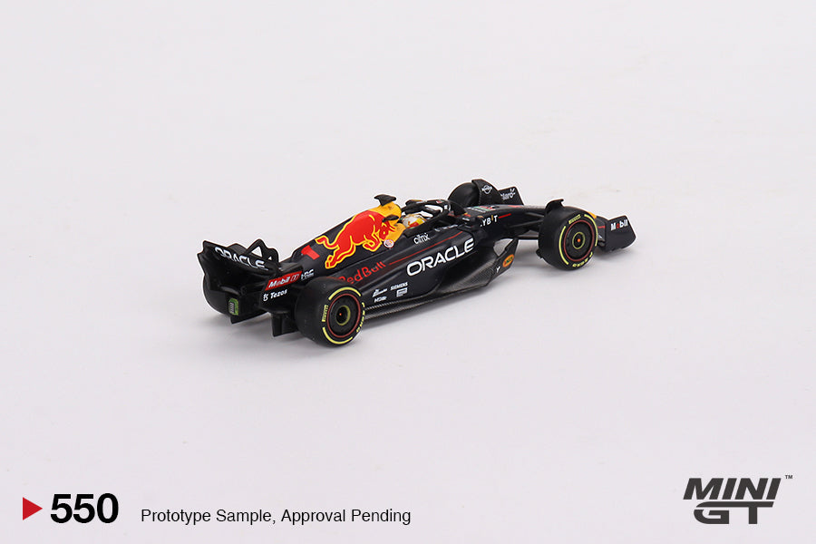 Mini GT 1:64 Oracle Red Bull Racing RB18 #1 Max Verstappen 2022 Monaco Grand Prix 3rd Place (MGT00550)