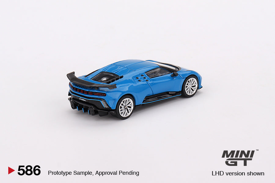 Mini GT 1:64 Bugatti Centodieci Blu Bugatti LHD (MGT00586-CH)