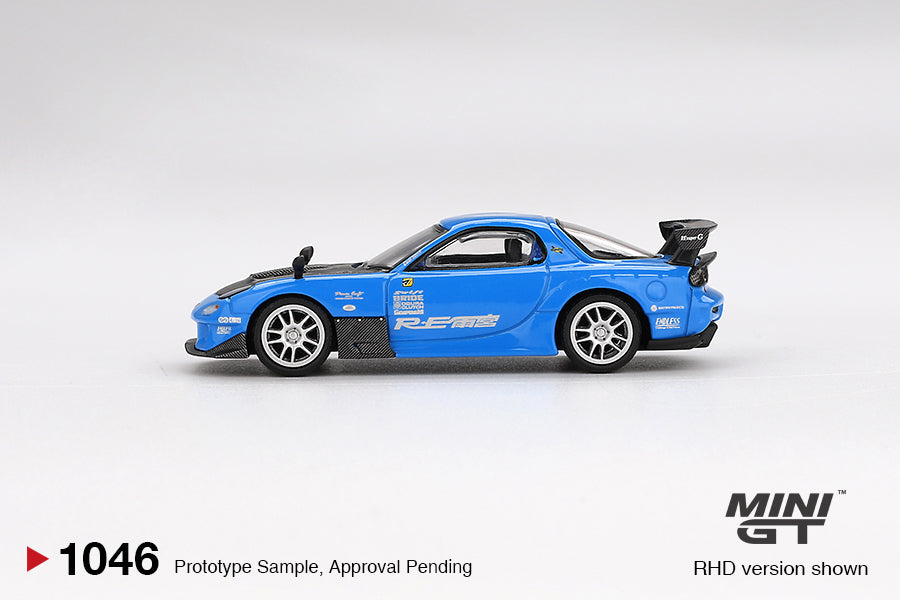 Mini GT 1:64 Mazda RX-7 RE-Amemiya 20B NA 3ROTOR-7 “Ama-san Go” (MGT01046-CH)