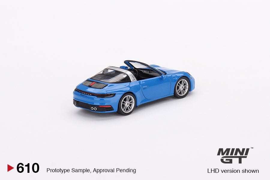Mini GT- 1:64 Porsche 911 Targa 4S Shark Blue LHD (MGT00610-CH)