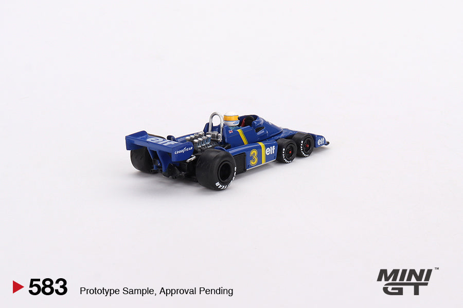 Mini GT 1:64 Tyrrell P34 #3 Jody Scheckter 1976 Swedish GP Winner (MGT00583-CH)