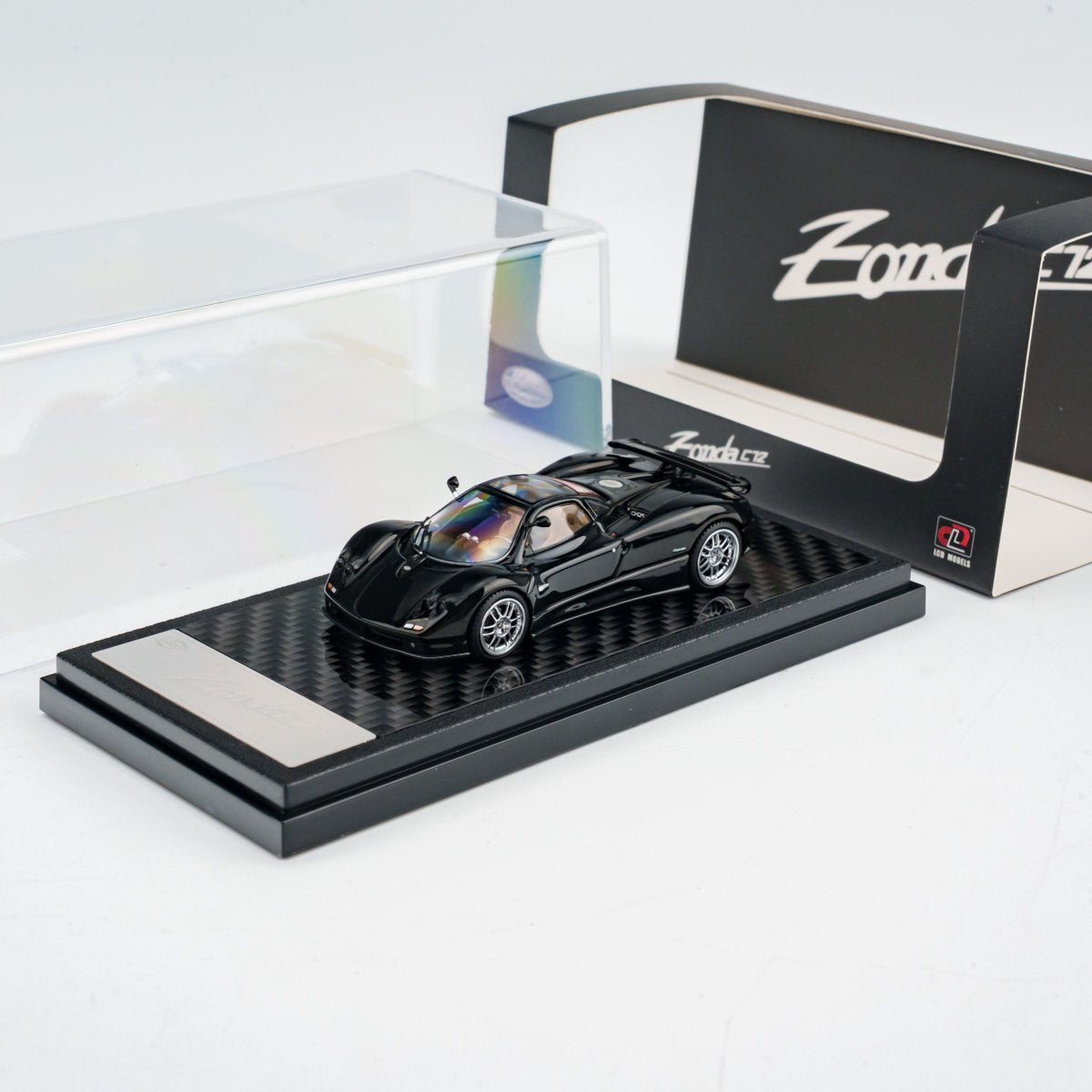 LCD 1:64 Pagani Zonda C12 Black Official Licensed