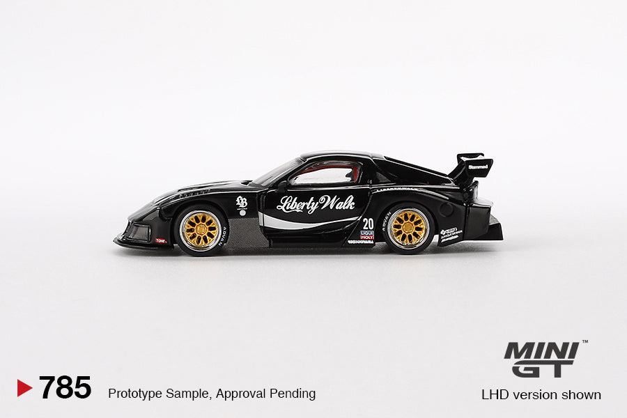 Mini GT 1:64 MAZDA RX-7 LB-Super Silhouette Liberty Walk Black (MGT00785-CH)
