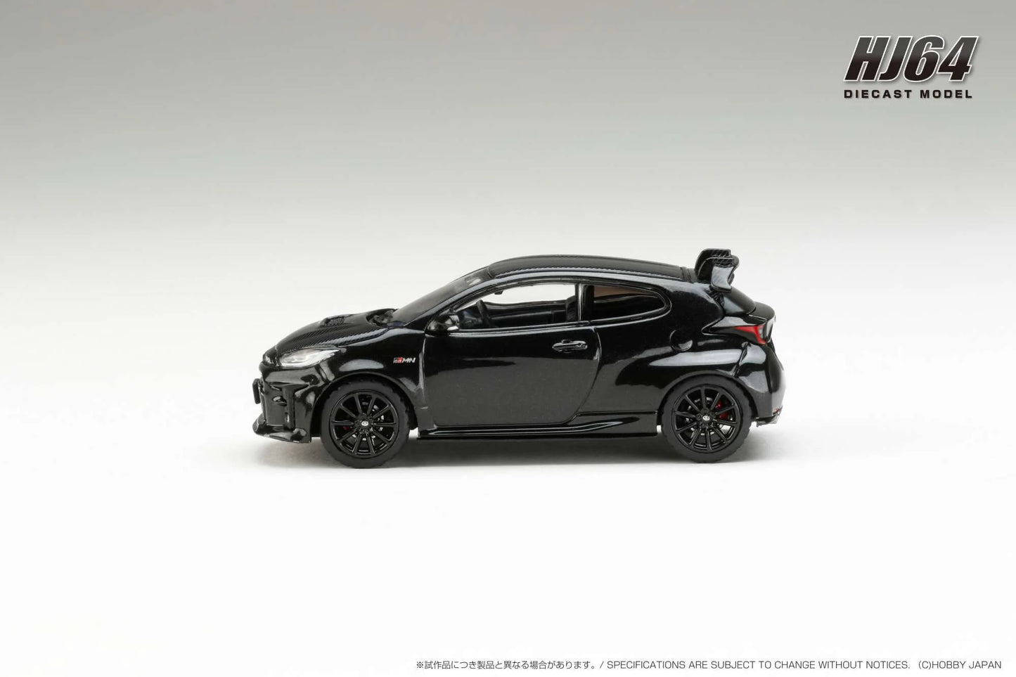 Hobby Japan 1:64 Toyota GRMN YARIS CIRCUIT PACKAGE PRECIOUS BLACK PEARL