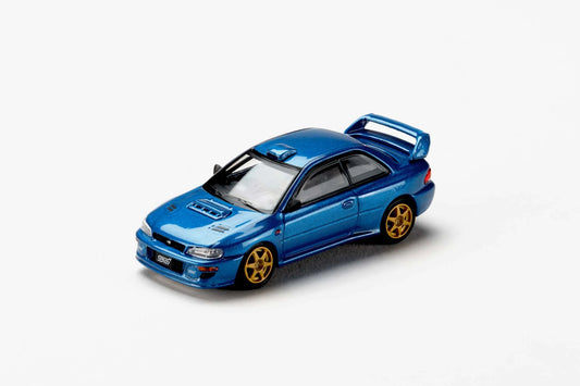 Hobby Japan x JDM64 1/64 SUBARU Impreza-22B STi Version (GC8) JDM STYLE SONIC BLUE MICA (HJDM003B-10)
