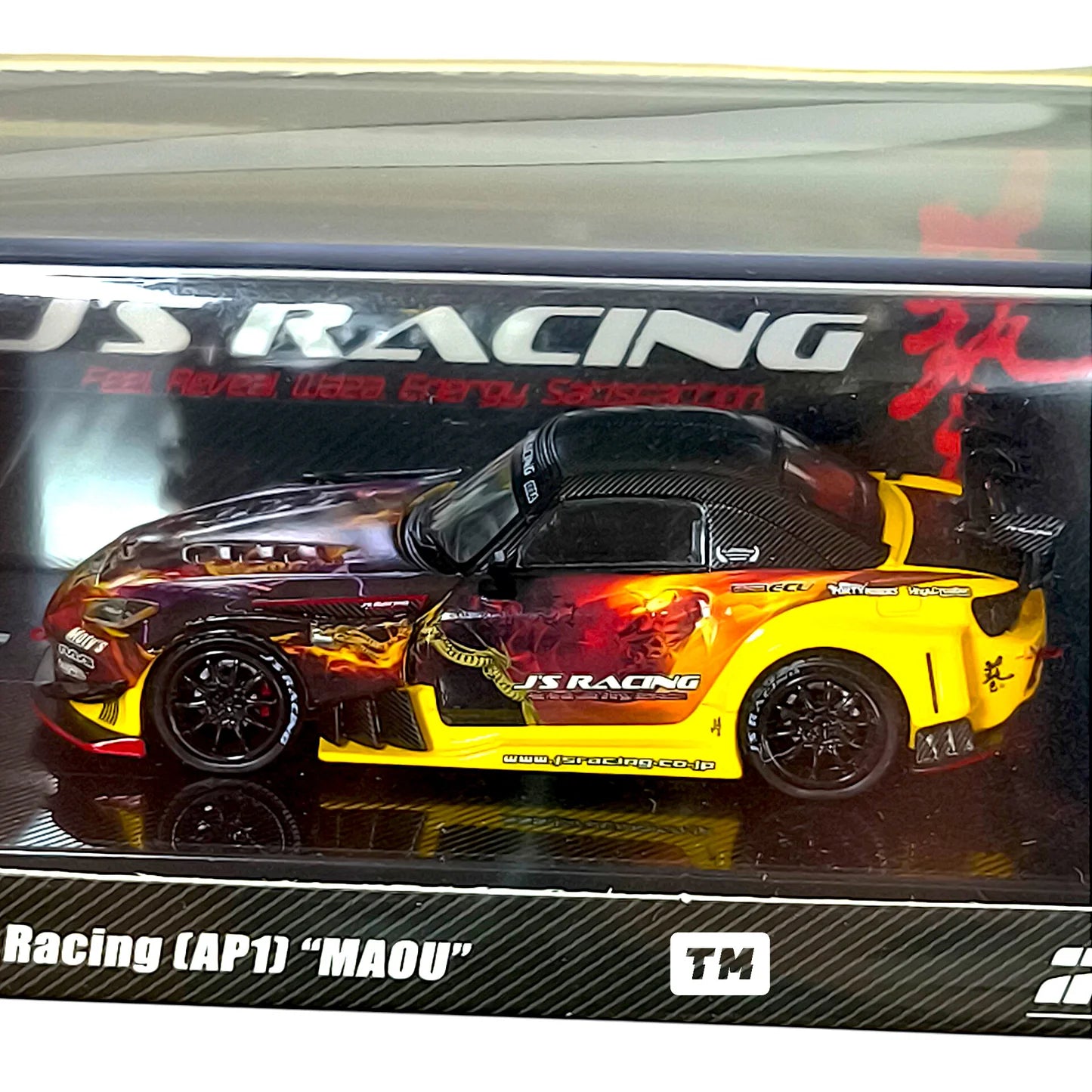 INNO64 1/64 HONDA S2000 J‘S RACING (AP1) MAOU (IN64-S200JS-MAOU)
