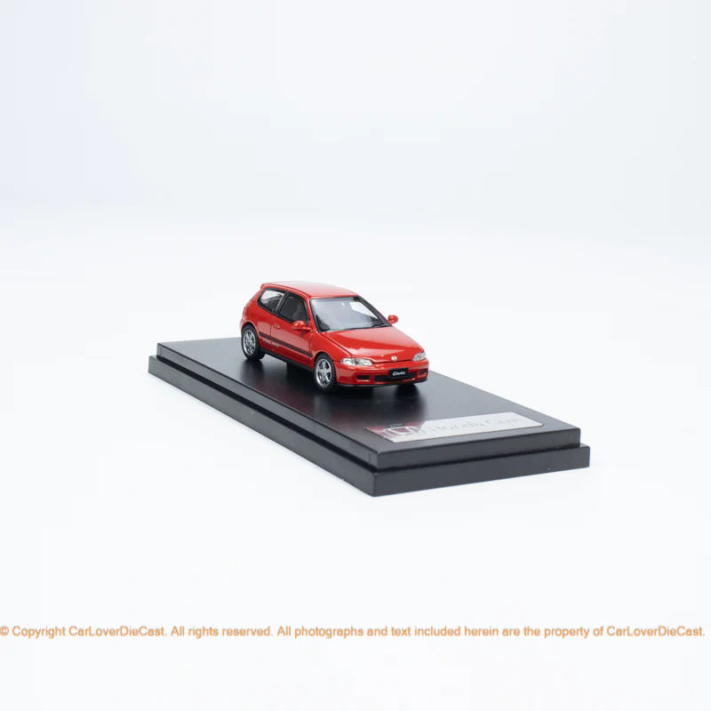 LCD 1:64 Honda CIVIC SIR II (EG6) Openable Front Engine Hood with Detailed Engine- Red
