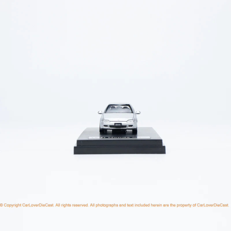 LCD 1:64 Honda CIVIC SIR II (EG6) Openable Front Engine Hood with Detailed Engine- Silver