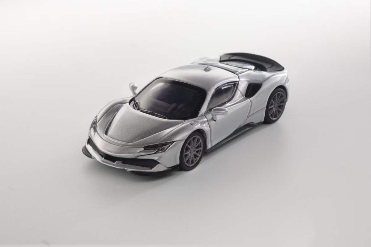 Stance Hunters 1:64 Ferrari SF90 Stradale Novitec Silver